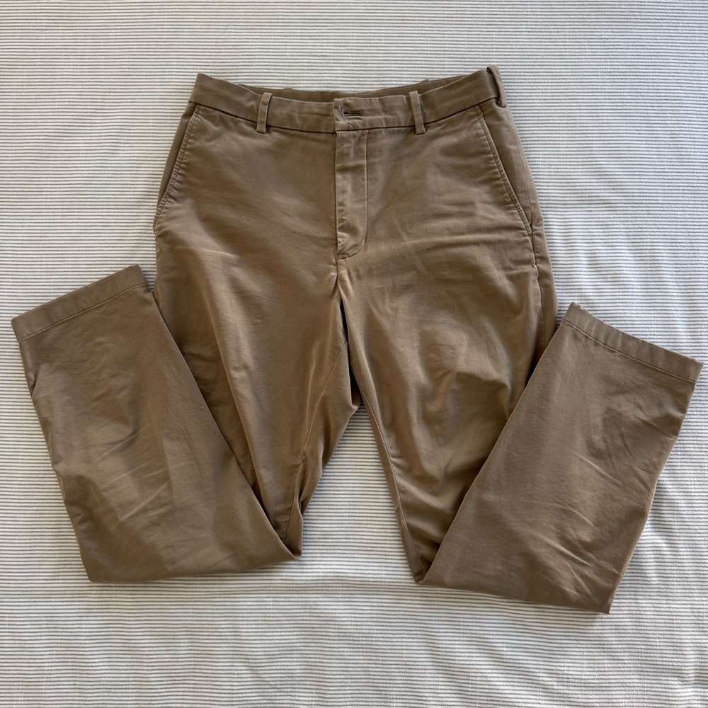 Uniqlo Men's Khaki Smart Ankle Pants
